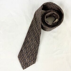 Paco Rabanne Paris Tie Hand Made Silk Necktie Equestrian Good Luck Horse Shoes